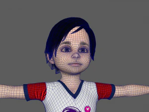 Toon boy 3D Model