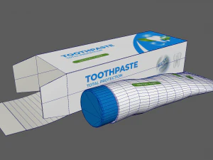 Pasta de dente Modelo 3D