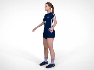 Jogador de voleibol Modelo 3D