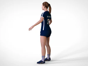 Jogador de voleibol Modelo 3D