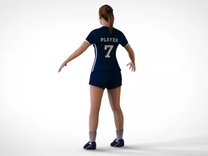 Jogador de voleibol Modelo 3D
