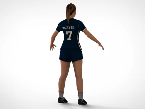 Jogador de voleibol Modelo 3D