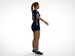 Jogador de voleibol Modelo 3D