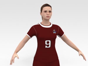 Volleyball Player 3Dモデル