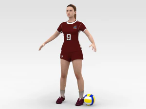 Volleyeur Modèle 3D