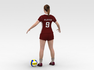 Volleyball Player 3Dモデル