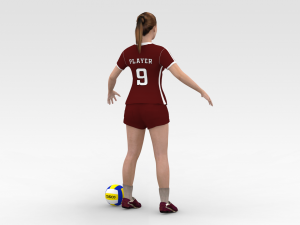 Volleyball Player 3Dモデル