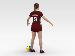 Volleyeur Modèle 3D