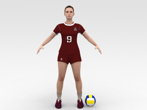 Volleyball Player 3Dモデル