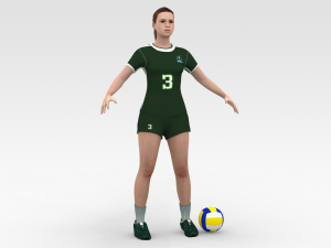 Volleyball Player 3Dモデル