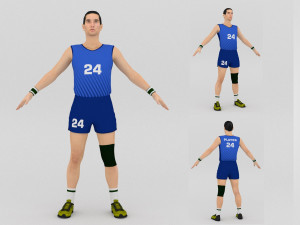 Volleyball Player 3Dモデル