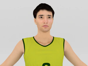 Jogador de voleibol Modelo 3D