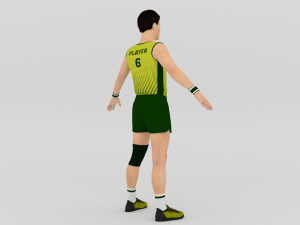Volleyball Player 3D 모델