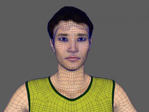 Jogador de voleibol Modelo 3D