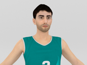 Volleyball Player 3D 模型