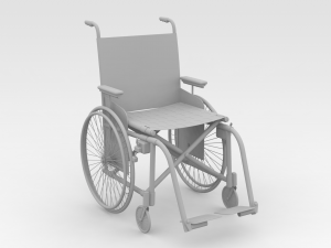 Wheel Chair 3D Model
