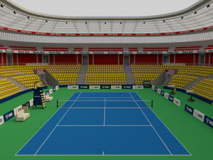 Tennis Stadium 3D मॉडल