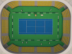 Tennis Stadium 3D मॉडल