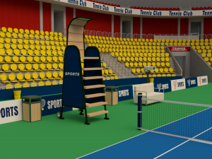Tennis Stadium 3D मॉडल