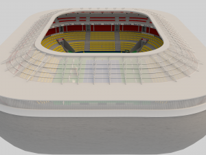Tennis Stadium 3D मॉडल