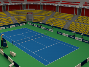 Tennis Stadium 3D मॉडल