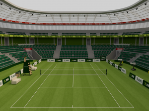 Tennis Stadium 3D मॉडल
