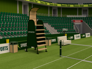 Tennis Stadium 3D Model