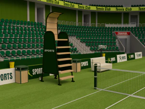 Tennis Stadium 3D Model
