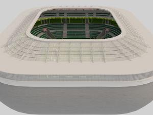Tennis Stadium 3D Model