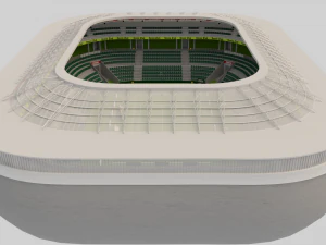 Tennis Stadium 3D Model