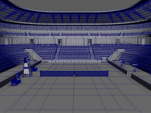 Tennis Stadium 3D Model