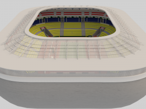 Tennis Stadium Modelo 3D