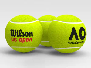 Тенісні м'ячі 3D Модель