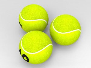 Tennis Balls Modello 3D