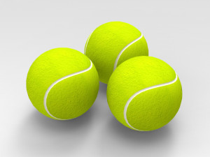 Tennis Balls Modello 3D