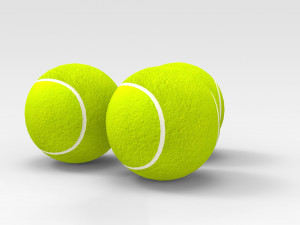 Tennis Balls Modello 3D