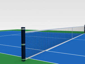 Tennis Court 3D मॉडल