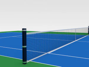 Tennis Court 3D Model