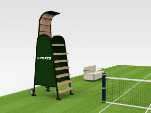 Tennis Court Modelo 3D