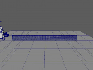 Tennis Court Modelo 3D