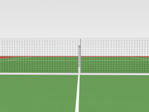 Tennis Court Model 3D