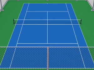 Tennis Court Collections Model 3D