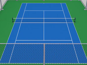 Tennis Court Collections 3D Model