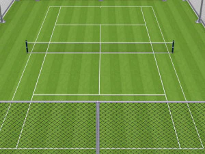 Tennis Court Collections 3D Model