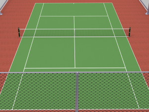 Tennis Court Collections Model 3D