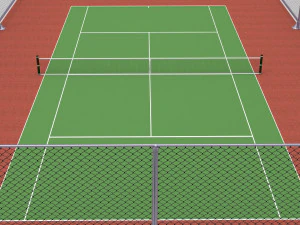 Tennis Court Collections 3D Model