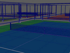 Tennis Court Collections 3D Model