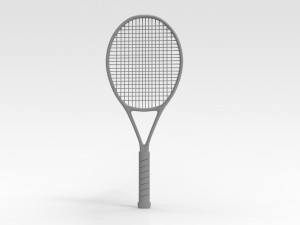 Tennis Racquet 3D 模型