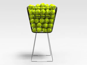 Tennisball Basket 3D Model