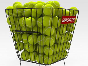 Tennisball Basket 3D-Modell